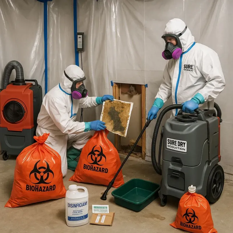 Contaminated Water Handling Protocols process in Kincaid, IL